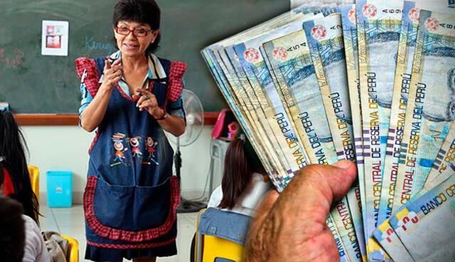 Docentes peruanos recibirán bono de 400 soles este 2025. Foto: composición LR   