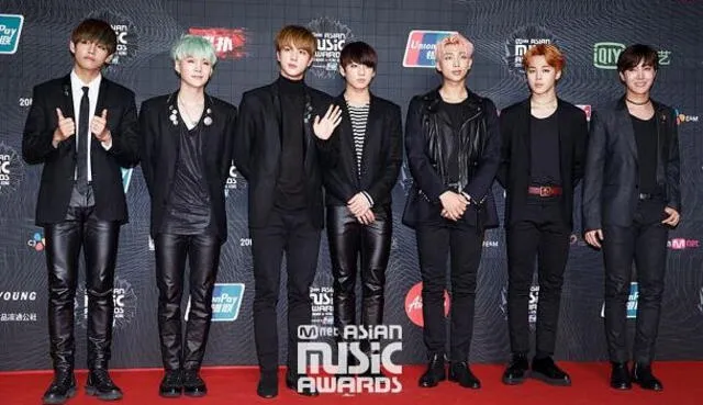 BTS en los Mnet Asian Music Awards 2015. Foto: Mnet