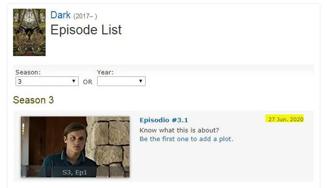 Dark temporada 3, fecha de estreno de la serie de Netflix