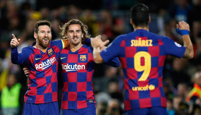 Messi, Suárez y Griezmann