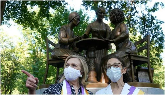 Monumento feministas. (Foto: Reuters)