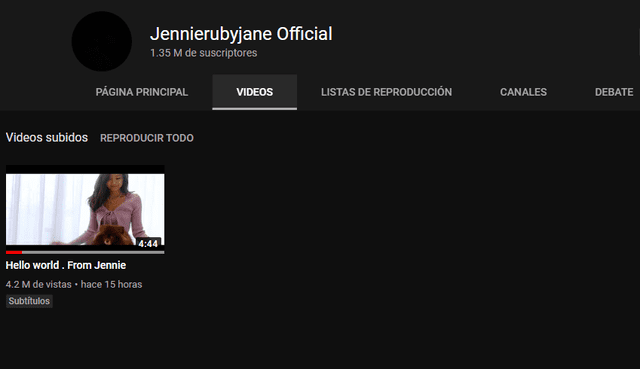 BLACKPINK, Jennie, YouTube