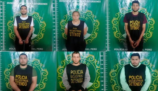 Delincuentes pertenecerían a  ‘Los Pargos del tren de Aragua’. Foto: PNP