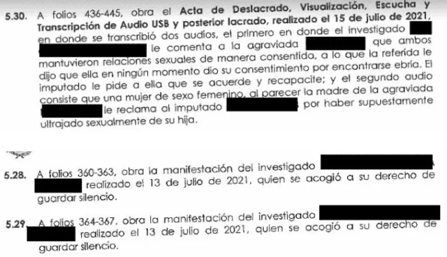 En el expediente obtenido por este medio se observa que los patrones testimoniales de las denunciantes no se contradicen. Foto: La República   