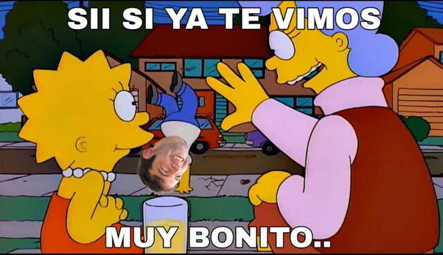 Los Simpson nunca pueden faltar. Foto: X   