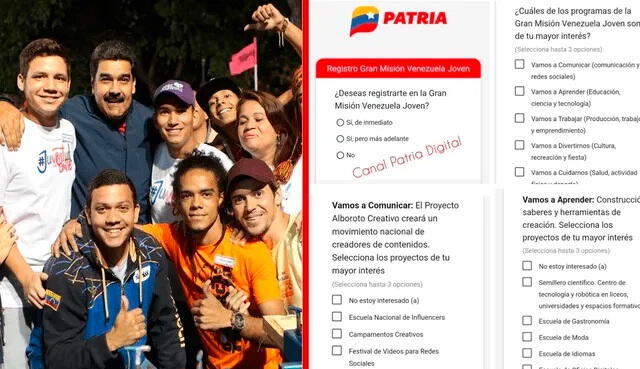 En la Gran Misión Venezuela Joven pueden inscribirse, participar y registrarse todos los ciudadanos entre 18 y 30 años. Foto: composición LR   
