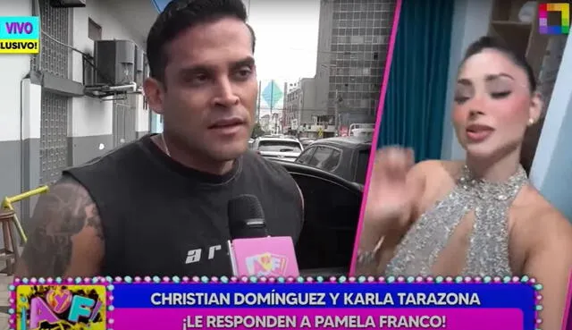 Christian Domínguez contra Pamela Franco.   