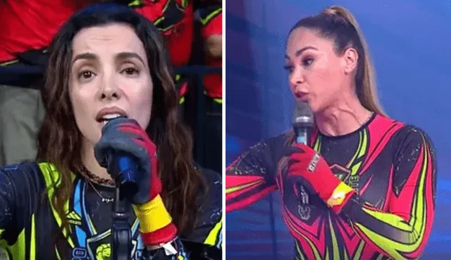  Rosángela Espinoza y Melissa Loza se pelean en 'Esto es guerra'&nbsp;.   