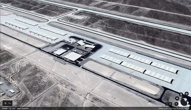 En rojo aparecen los 12 objetos misteriosos. Foto: Planet Labs