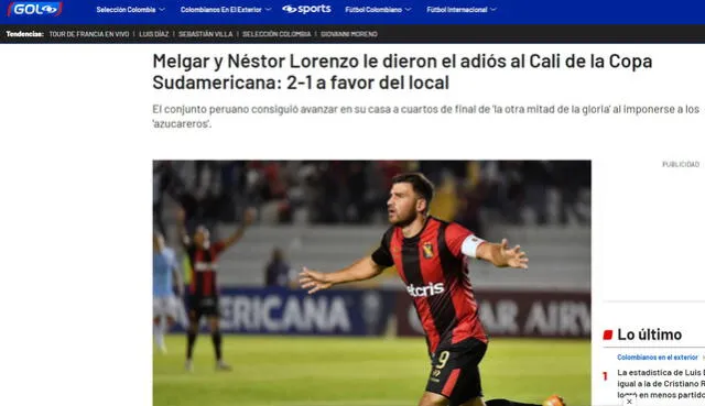 Melgar clasificó en la Copa Sudamericana