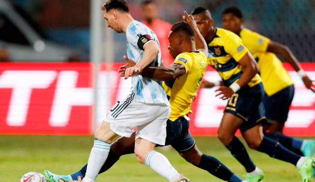 Lionel Messi falló un increíble gol en el primer tiempo. Foto: EFE