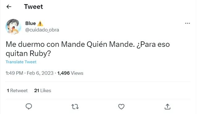 Twitter reacciona al estreno de "Mande quien mande". Foto: Twitter   