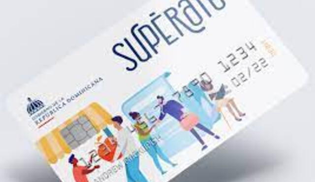 La tarjeta Supérate permite a los beneficiarios recibir los bonos en República Dominicana. Foto: Supérate