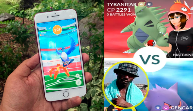 Facebook: el "negro de WhatsApp" aprende a jugar Pokémon GO y así derrota a sus rivales [VIDEO]