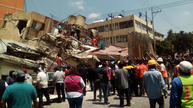 Terremoto en México: asciende a 217 la cifra de muertos tras movimiento de 7.1 grados