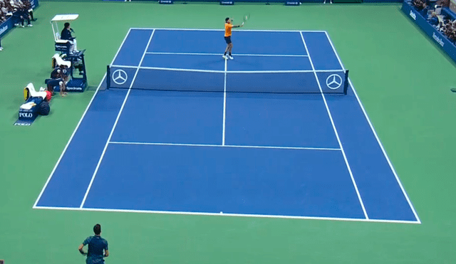 El fenomenal punto de Del Potro en la final del US Open 2018 ante Djokovic [VIDEO]