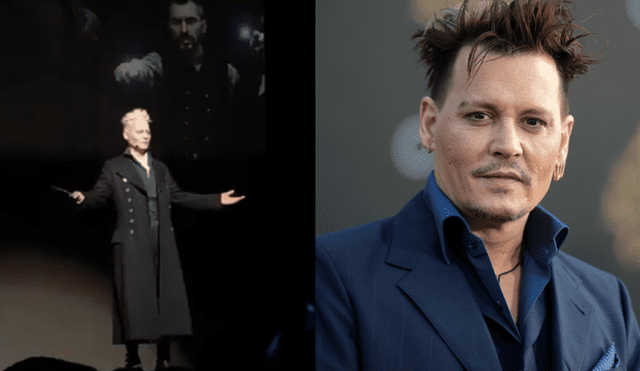 Johnny Depp reaparece e interpreta en vivo su personaje de Animales fantásticos