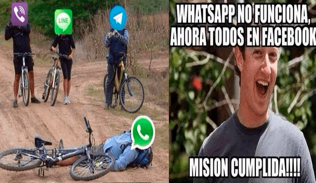 WhatsApp: curiosos memes invaden las redes sociales tras la caída mundial del aplicativo [FOTOS]