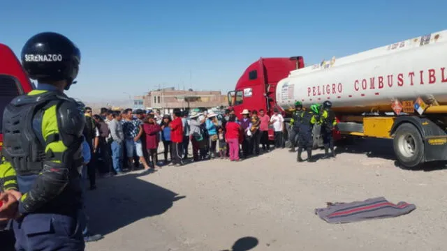 Moquegua: Vehículo cisterna atropella y mata a escolar de 7 años