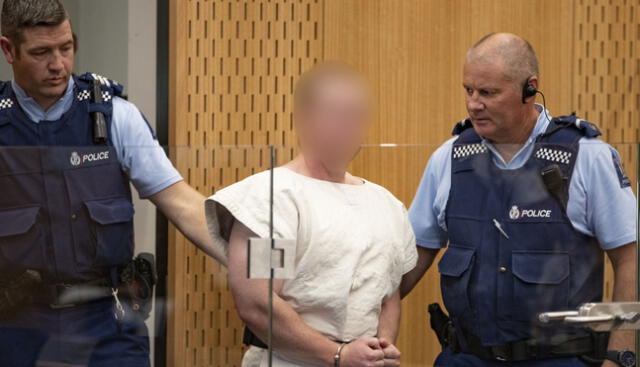 Juez ordena examen psiquiátrico a sospechoso de la masacre en Nueva Zelanda 