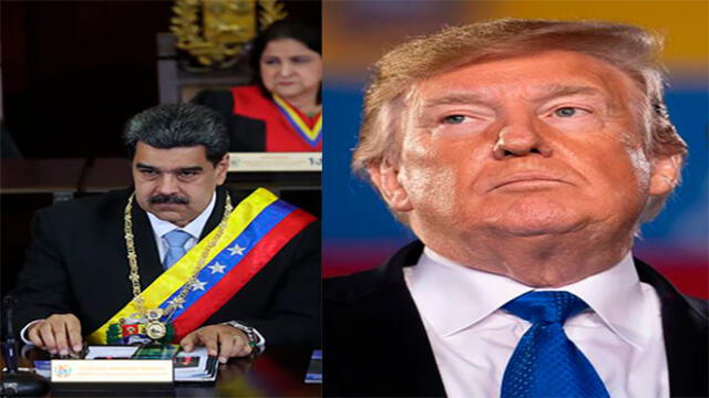 "Señor Donald Trump siga usted en su fracaso", afirmó Nicolás Maduro. Foto: composición