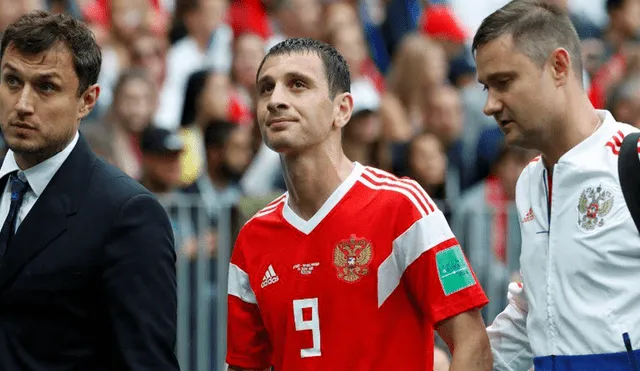 Rusia vs Arabia Saudita: Alan Dzagoev salió lesionado y se perdería el Mundial
