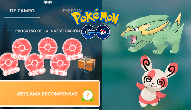 Lista de investigaciones y recompensas del mes de septiembre y octubre en Pokémon GO.