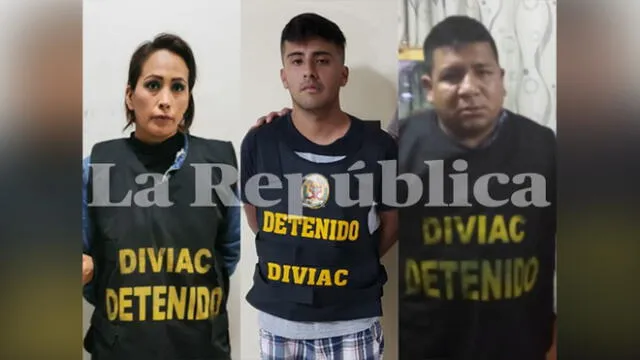 Policía los capturó anoche en dos operativos en Arequipa y Trujillo.
