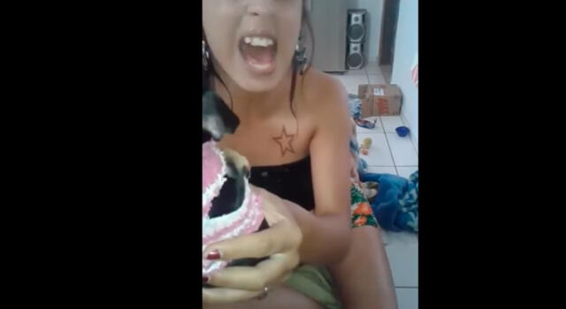 YouTube: joven le cantaba a su mascota, pero no salió como lo esperaba [VIDEO]