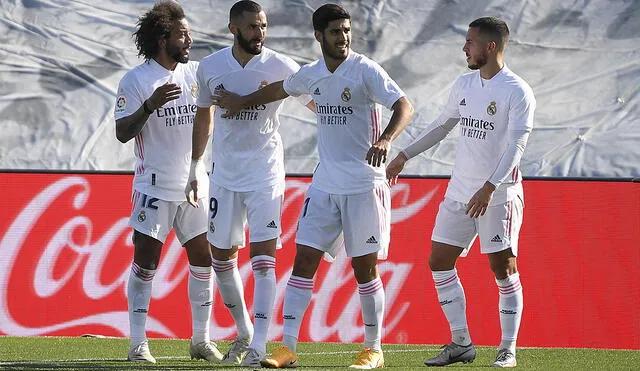 Real Madrid ganó 4-1 a Huesca en LaLiga Santander. Foto: AFP