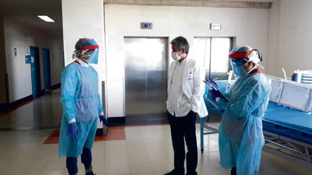 observación. Personal de Contraloría determinó que hospital covid-19 de Arequipa carece de UCI para pacientes.