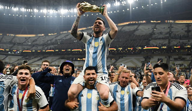 Lionel Messi fue elegido mejor jugador de Qatar 2022. Foto: Twitter @Argentina