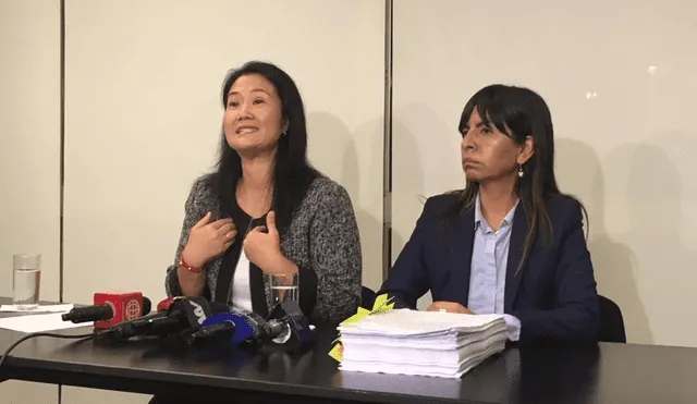 Keiko Fujimori: “Hay una sociedad entre el fiscal Domingo Pérez y el juez Concepción”