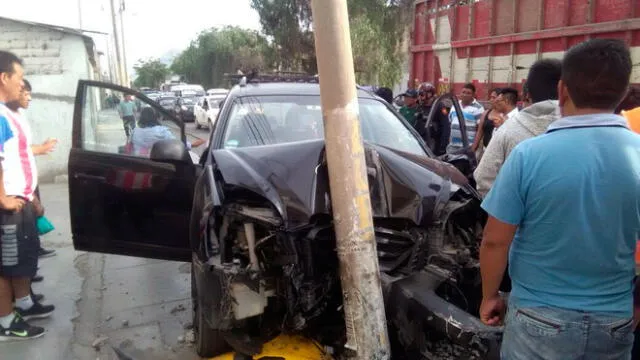 Trujillo: auto atropelló a un joven padre y a su hijo de un año de edad