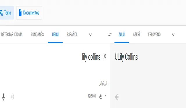 Google Translate: esto es lo que muestra el traductor al escribir  Lily Collins [FOTOS]