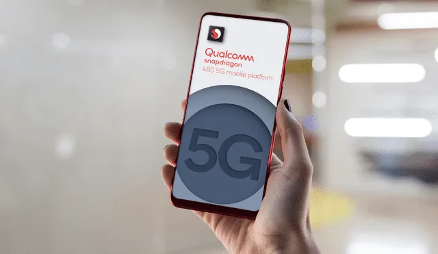 Con el nuevo Snapdragon 480, próximamente llegarán teléfonos 5G disponibles por menos de 150 dólares. Foto: Qualcomm