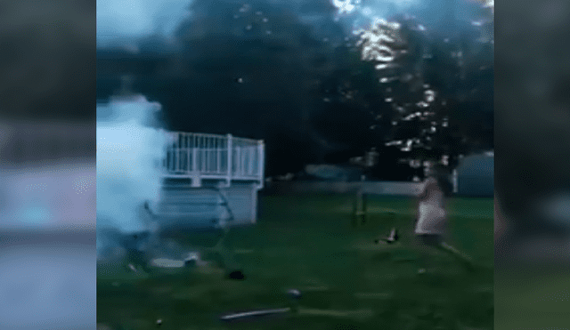 Facebook: querían hacer gran anuncio con fuegos artificiales y sin querer provocan terrible accidente [VIDEO]