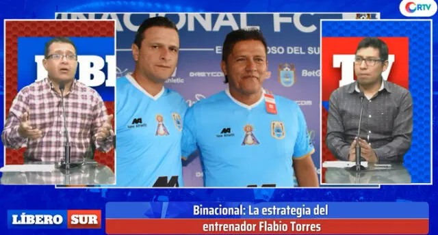 La estrategia del entrenador de Binacional, Flabio Torres.