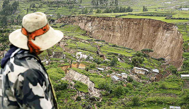 El 80% del territorio peruano tiene alto riesgo de huaicos y deslizamientos