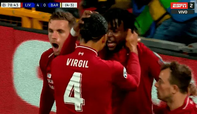  Barcelona vs Liverpool: Origi anotó el gol de la clasificación tras una 'viveza' de Aleander Arnold [VIDEO]