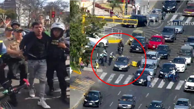 Intervención se produjo en el cruce de las avenidas Javier Prado con Paseo Parodi. (Foto: Captura de video / Municipalidad de San Isidro)