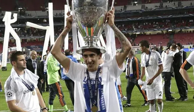 Ángel Di María fue pieza clave del Real Madrid campeón en el 2014. Foto: EFE.