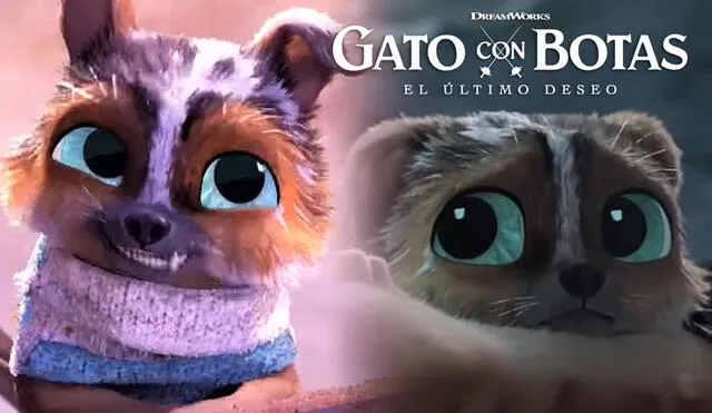 "Gato con botas: el último deseo" ha conmovido a muchos con la hisoria de Perrito, el nuevo amigo del felino protagonista. Foto: composición LR/DreamWorks