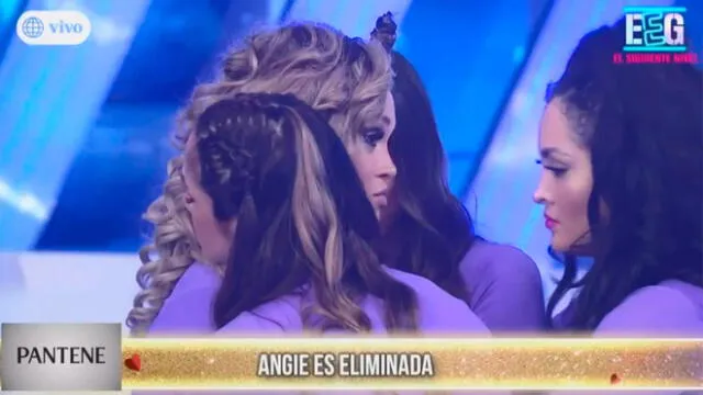 Angie Arizaga quedó eliminada de Divas  Foto: captura