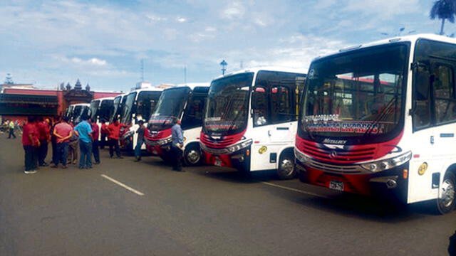 Invierten US$ 2 millones en renovación de flota de buses de transporte público