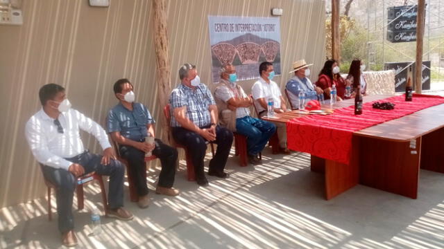 Reunión de arqueólogos y autoridades de Jayanca en Lambayeque