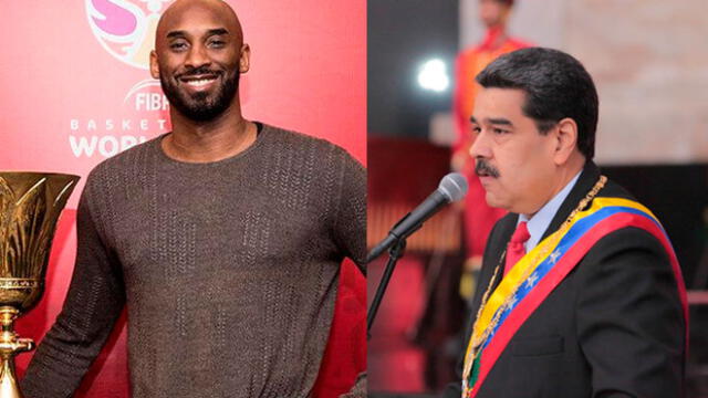 "Me solidarizo con el pueblo estadounidense": Maduro lamenta la muerte de Kobe Bryant. Foto: Composición.