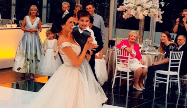  Instagram: El tierno baile de Sully Sáenz en su boda junto a su hijo [VIDEO]