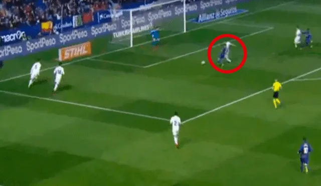 Real Madrid vs Levante: sublime anticipo de Roger Martí que puso el 1-1 [VIDEO]