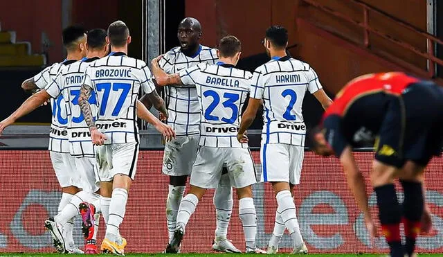 Inter superó a Genoa por 2-0 en la fecha 5 de la Serie A. Foto: EFE